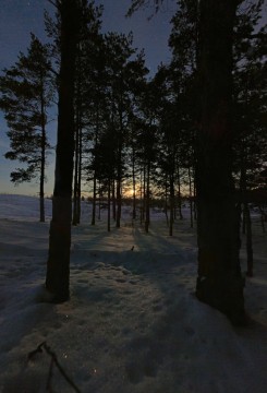 Восход луны.Первый лунный бриз 